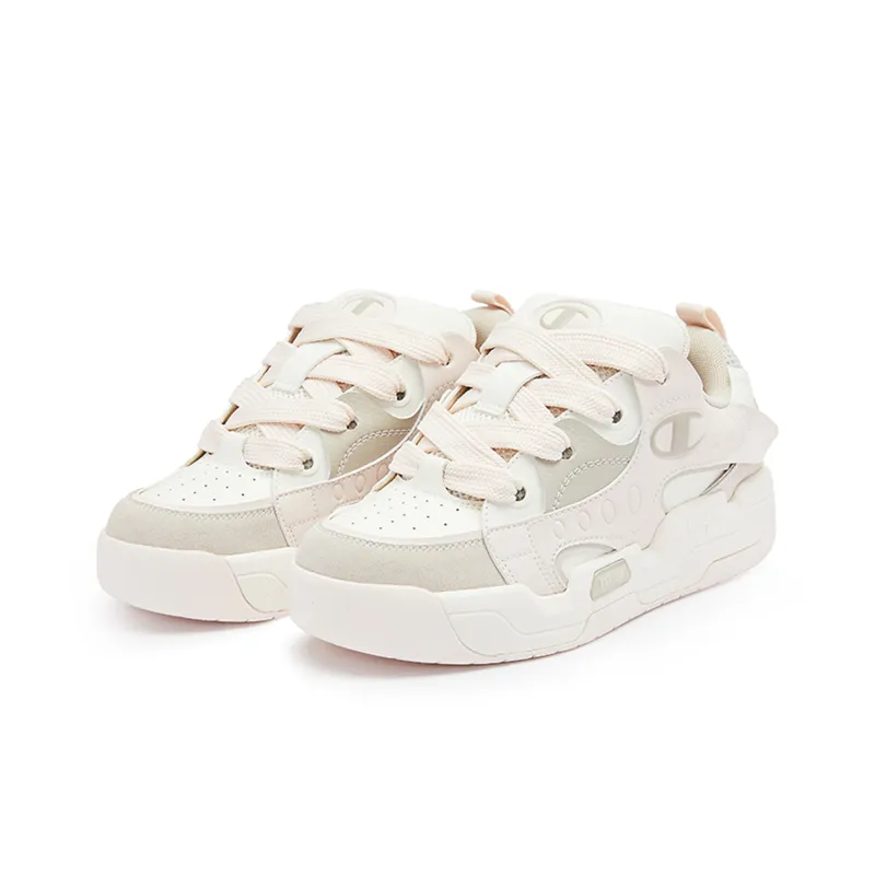 Champion Low Top Skateboard Shoes Women's Light Pink-2