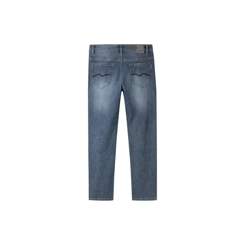 HLA Heart Of China Series Micro Stretch Washable Jeans Men's-1