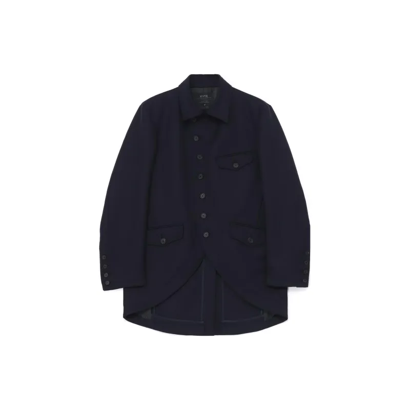 Yohji Yamamoto Jacket Unisex Navy-1