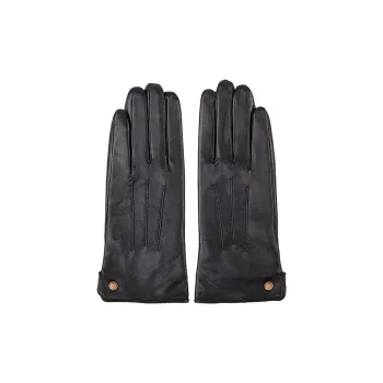 MARJAKURKI Sheepskin Touchscreen Classic Style Glove Greeting Card Women's