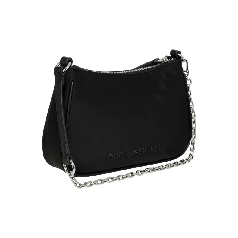 KARL LAGERFELD PU Shoulder Bag Women's Black-1