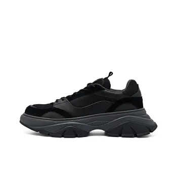 PEDRO Modern Whimsy Collection Slip-Resistant Low-Top Running Shoes Men's Black