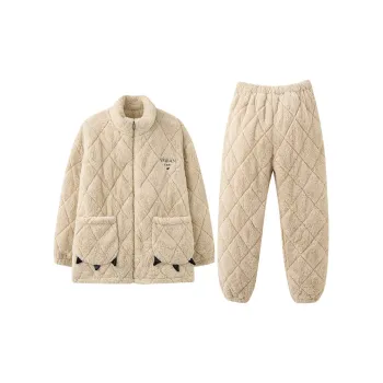 MIOJUER Pajama Set Women's Khaki