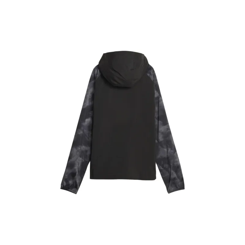 PUMA Favourite Velocity Printed Woven Running Jacket Women's Jacket Women's Black-1