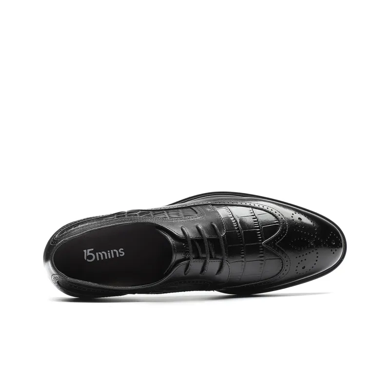 15 MINS Dress Shoes Men's Black-3