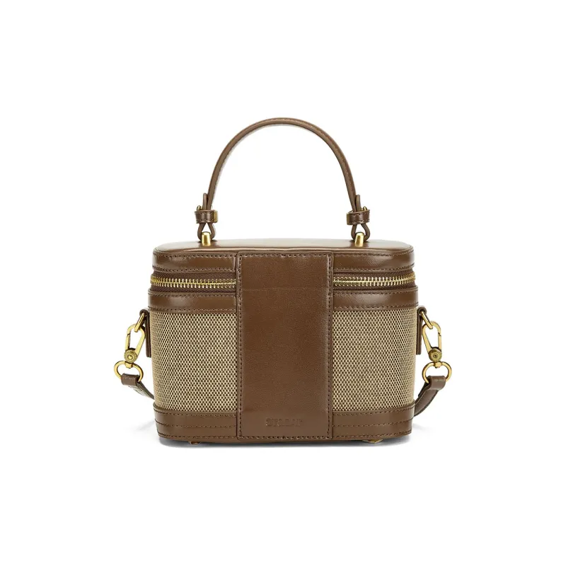 ST&SAT Genuine Leather Crossbody Bag, Handbag Trumpets Women's Multicolor-3