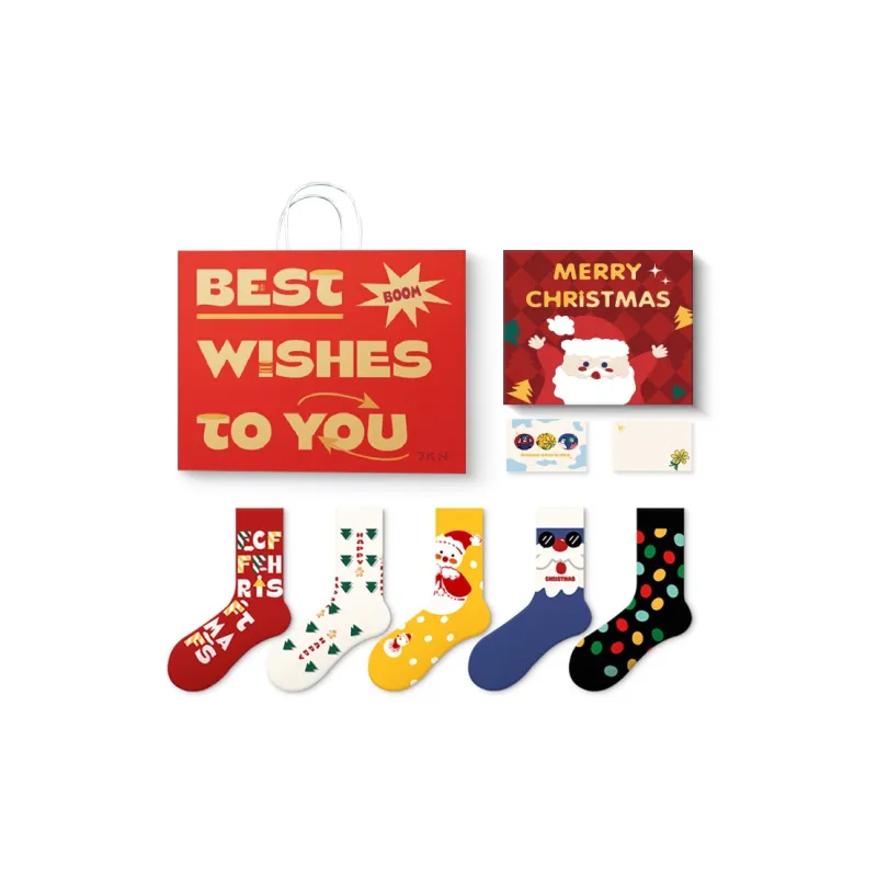 JKN Mid Calf Socks Unisex 5 Pack-7