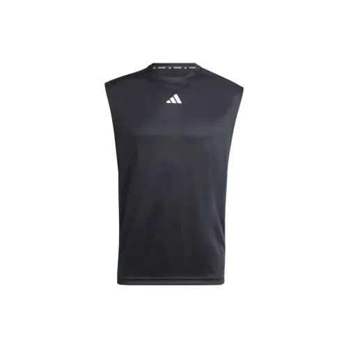 Adidas Gym Tank Tops Men Black