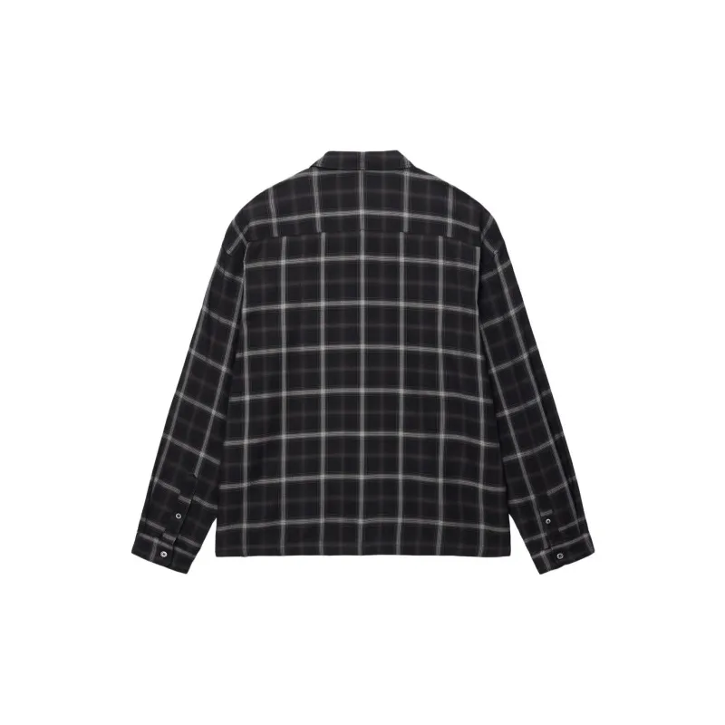 Stussy Shadow Plaid Rayon Shirt-1