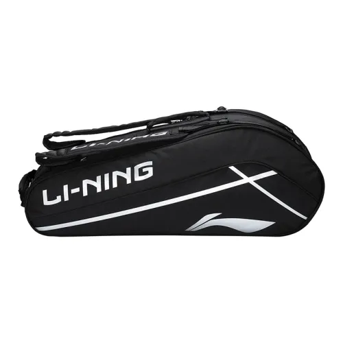 LiNing Badminton Racket Bags 6 Pcs Pack Sports Multipurpose Strap Unisex Independent Shoe Compartment