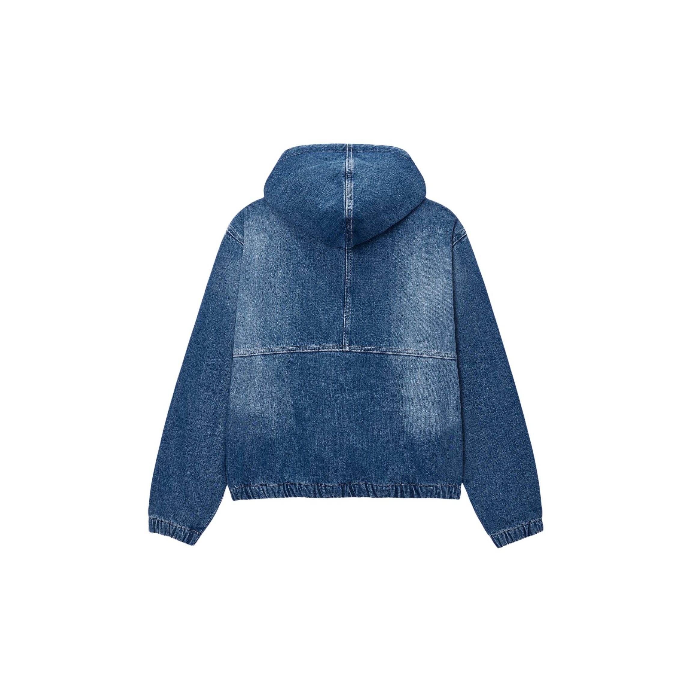 Stussy Denim Sherpa Work Jacket Dark Navy M - POIZON