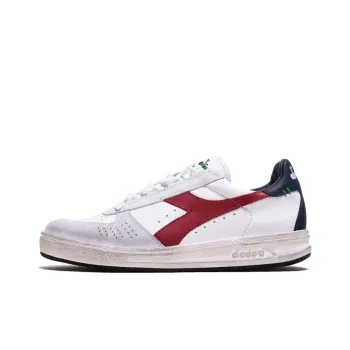 Diadora B.ELITE H Durable Breathable Low Top Skateboard Shoes Men's White