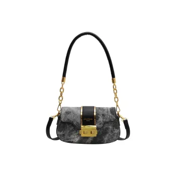 NOMK PU Crossbody Bag Shoulder Bag Handbag Shoulder Bag Women's Black/Coffee/Brown