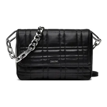 CALVIN KLEIN Artificial Leather Shoulder Bag Women's Black