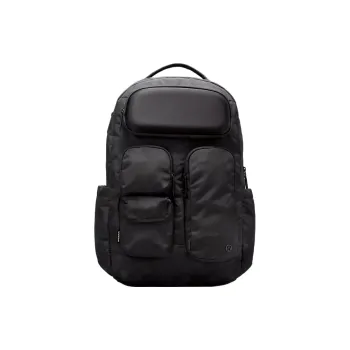 Lululemon Water-Resistant Fabric Laptop Bag Backpack Regular Unisex Camouflage Deep Coal Black