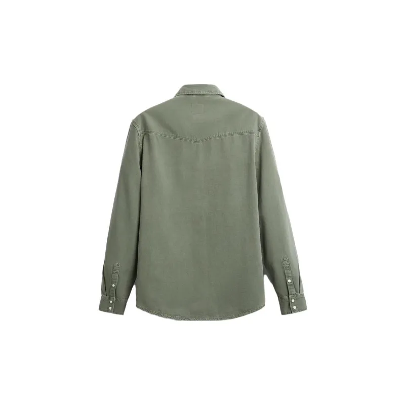 ZARA Shirts Men Khaki-1