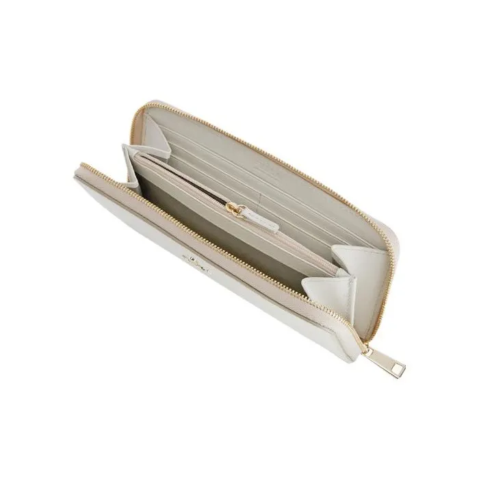 Furla Printed Leather Clutches Wallets Regular Women's White-2