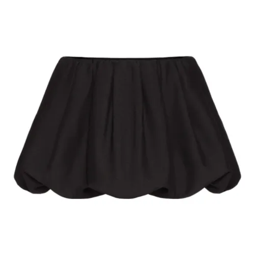 Valentino Casual Short Skirts Women's Black