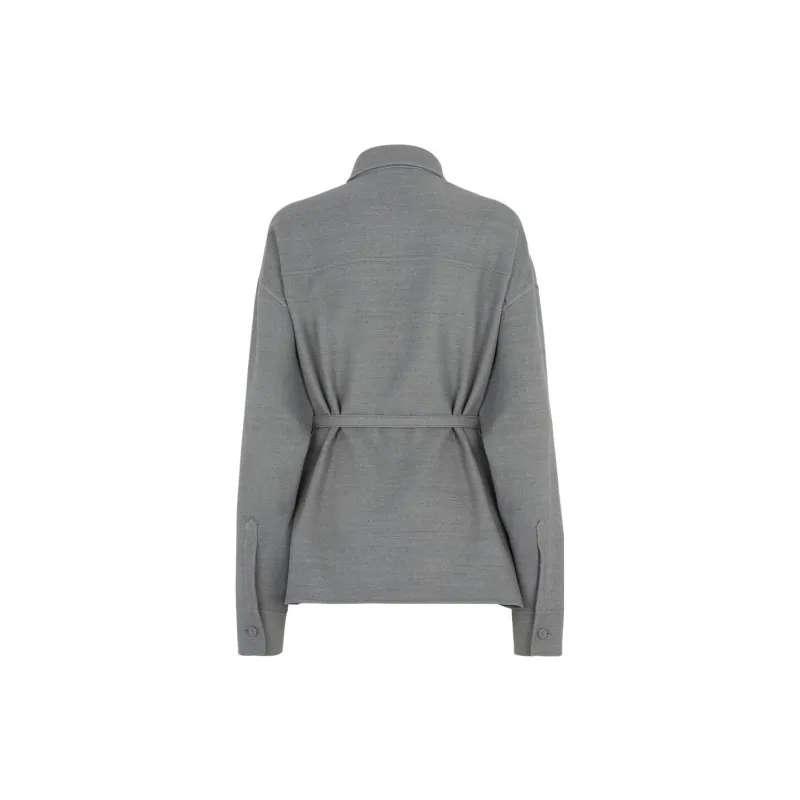 FENDI Jackets Coats Women's Gray-1