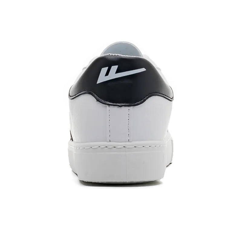 Warrior Shell Head White Sneakers Anti Slip Wear Resistant Lightweight Breathable Low Top Skateboard Shoes Women's-2