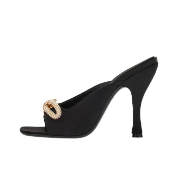 FERRAGAMO Slip Resistant Slide Slippers Women's Black