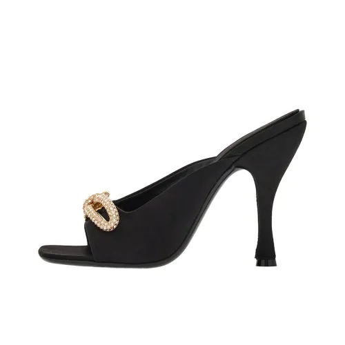 FERRAGAMO Slip Resistant Slide Slippers Women's Black