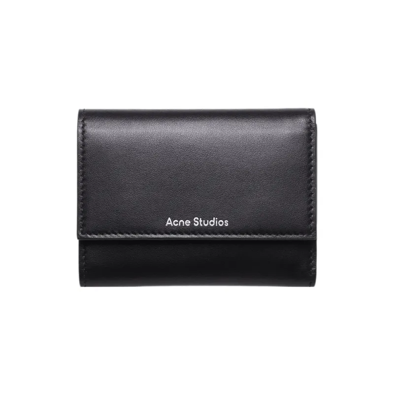 Acne Studios Calfskin Wallet Regular Women's Black-0