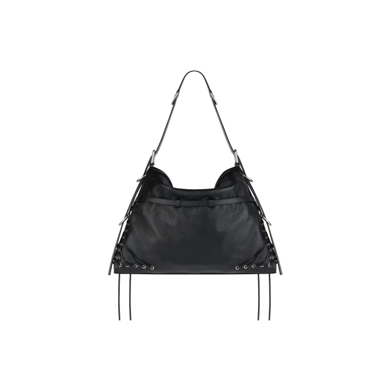 Givenchy Calfskin Shoulder Bag, Crossbody Bag, Handbag Medium Size Women's Black-2