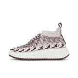 Chloé Nama Casual Shoes Women's Mid-Top Umber