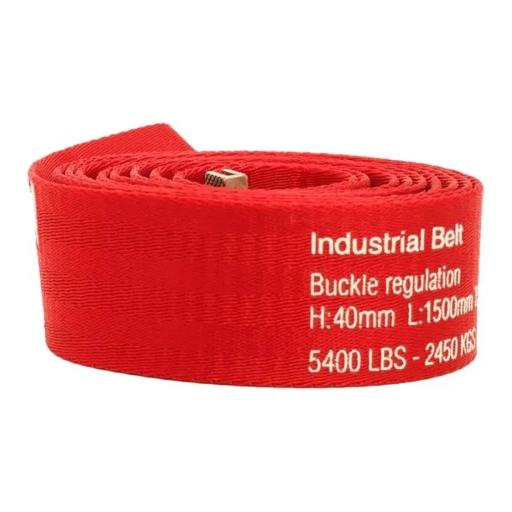 OFF-WHITE Letter Logo Smooth Buckle Unisex Red 4CM-1