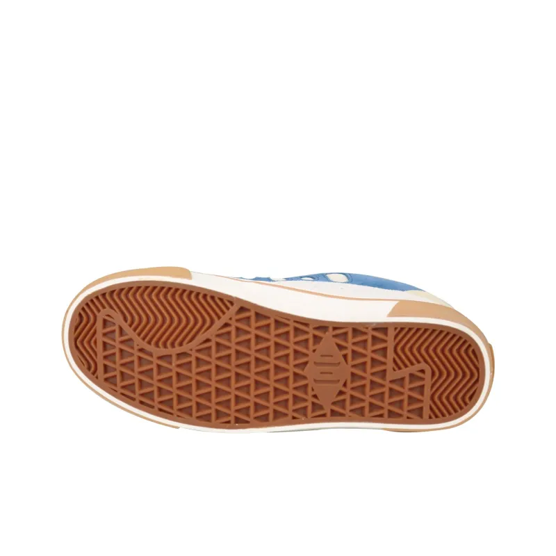 Ollieskate Low Top Skateboard Shoes Unisex Blue White-5