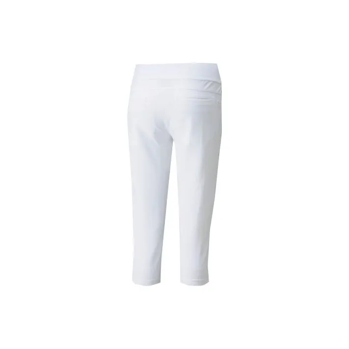 PUMA PWRSHAPE PWRSHAPE Women's Golf Capri Pants Casual Pants Women's White-1