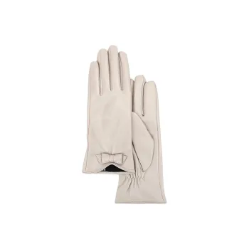 MARJAKURKI Genuine Leather Sheepskin Touch-Sensitive Dream Of Peng Baoer Glove Greeting Card Women's