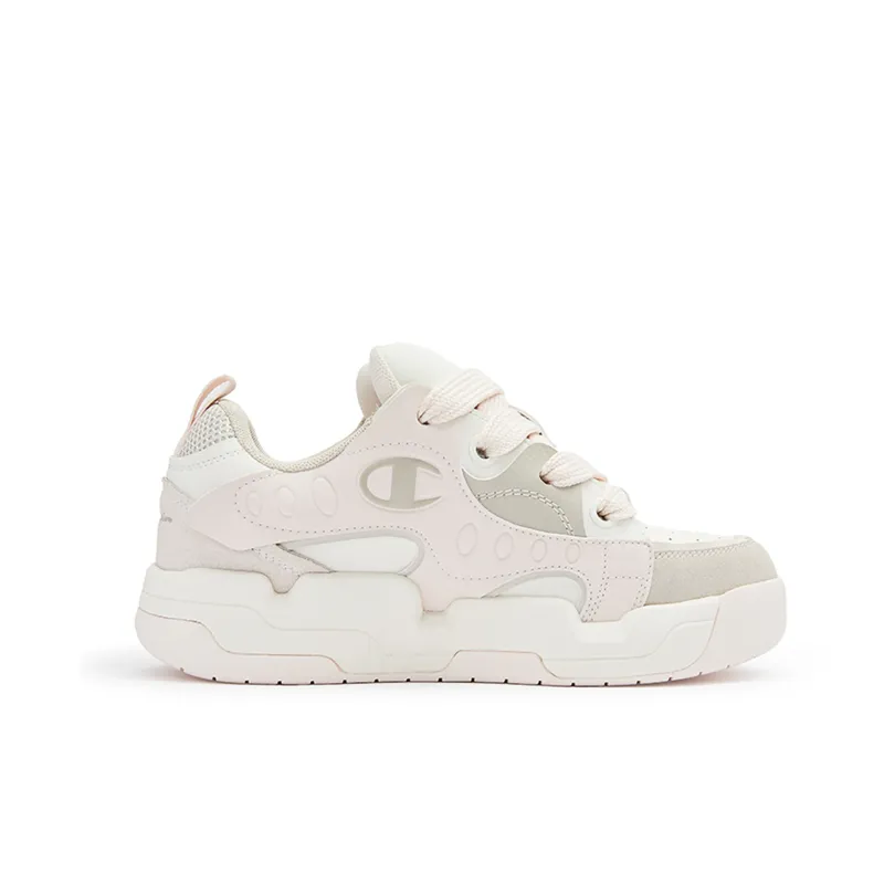 Champion Low Top Skateboard Shoes Women's Light Pink-1