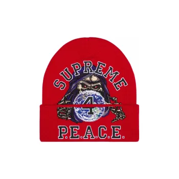 Supreme Peace Embroidered Beanie