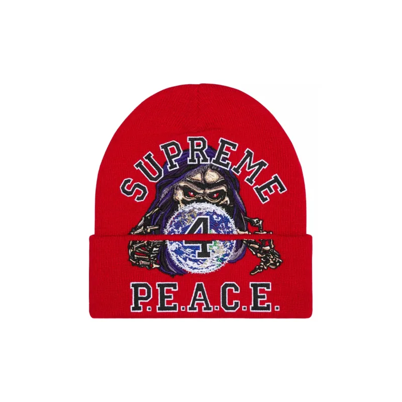 Supreme Peace Embroidered Beanie-0