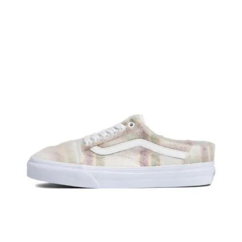 Vans Old Skool Skateboard Shoes Women's Low-Top Beige/Pink