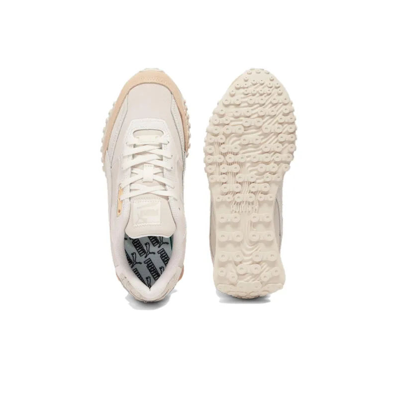 PUMA Blacktop Rider Slip Resistant Low Top Casual Shoes Women's White Pink-3