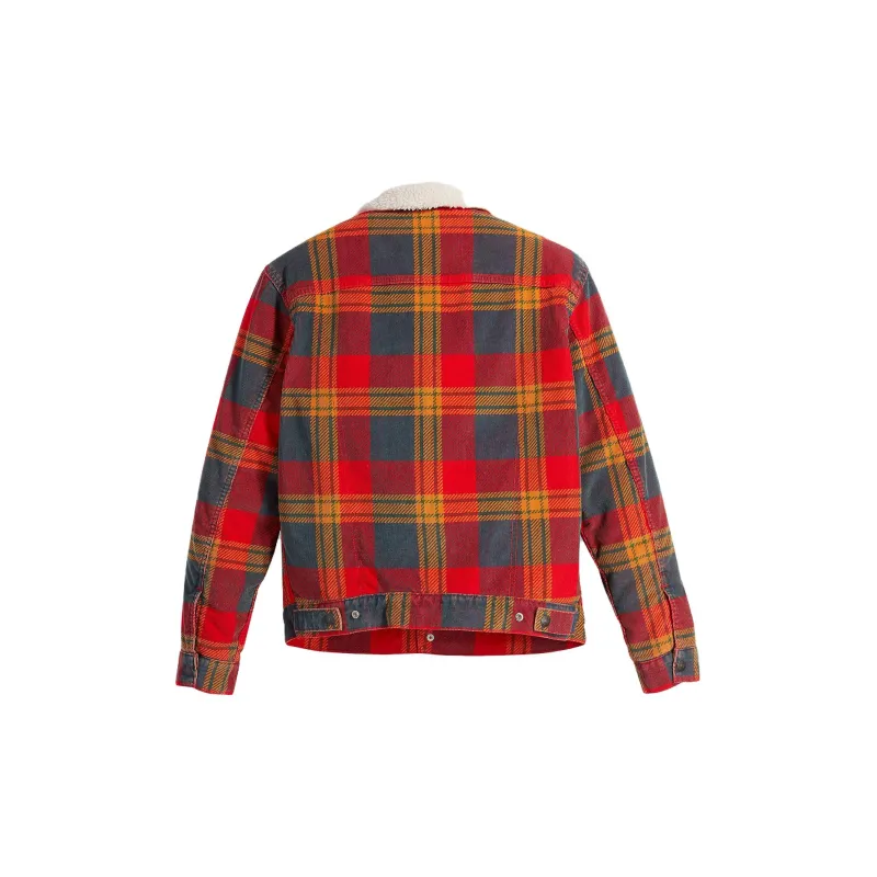 Levis Jackets Men Red-1