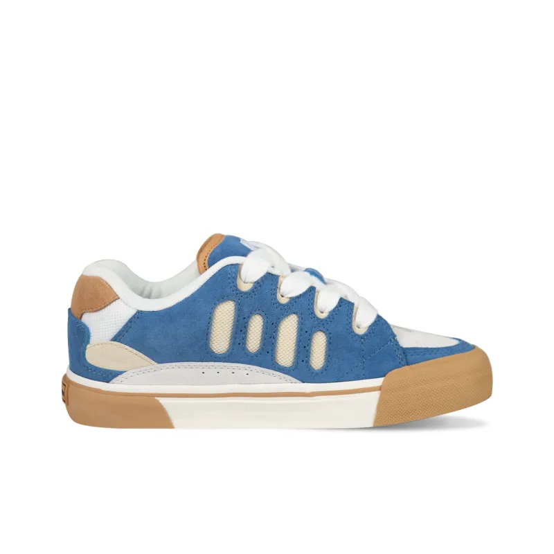 Ollieskate Low Top Skateboard Shoes Unisex Blue White-1