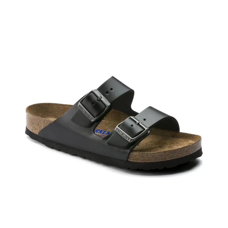 Birkenstock Arizona Soft Footbed Slide Slippers Unisex Black Regular-2