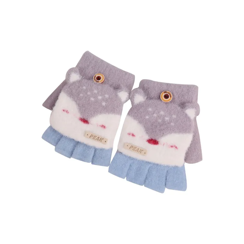 PEAK Knit Gloves Kids' Multicolor-3