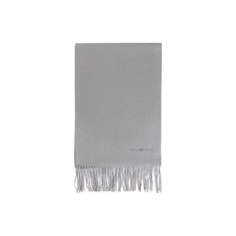 MARJAKURKI Red Scarf With Soothing Atmosphere Greeting Card Exuding Elegance Unisex-0