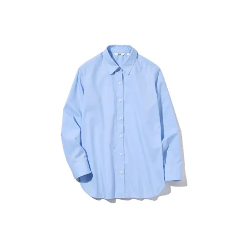 UNIQLO Shirts Women's Aqua Blue