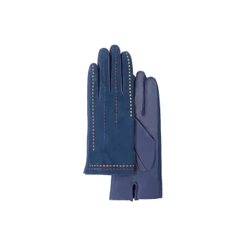 MARJAKURKI Genuine Leather Sheepskin Glove Touch Navigation Advanced Greeting Card Writing Service Women's
