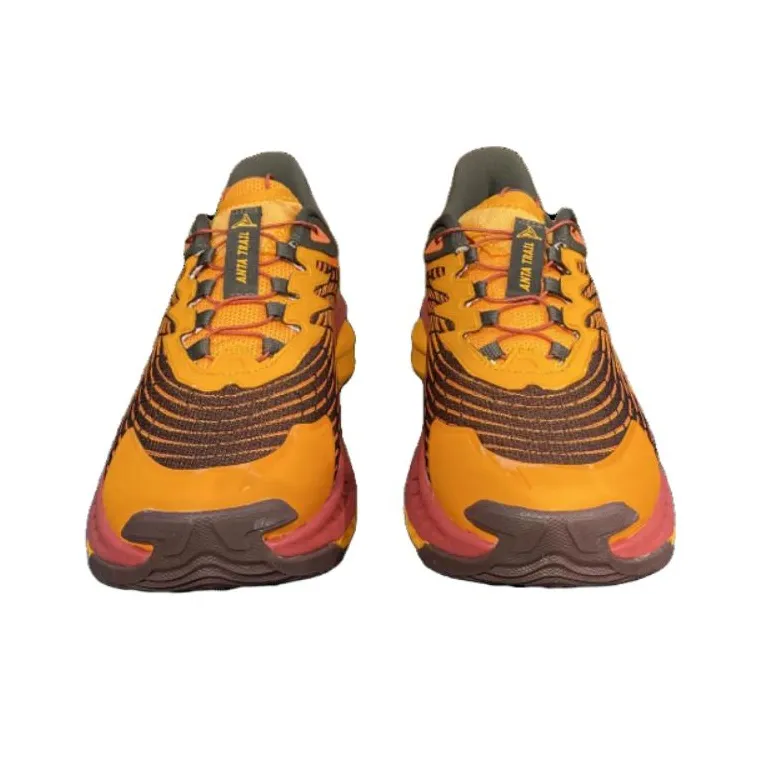 Anta Slip Resistant Low Top Running Shoes Men's Orange Black-2