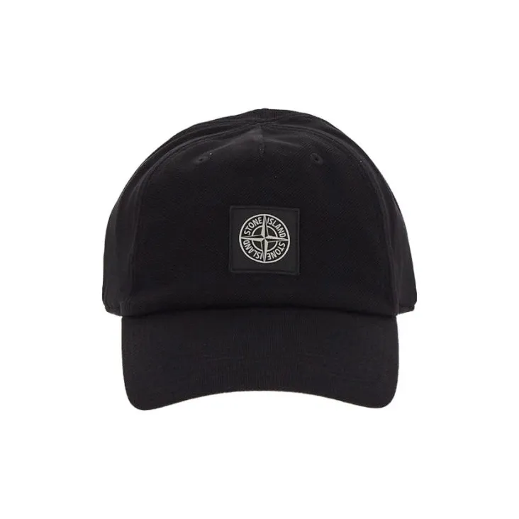 STONE ISLAND Compass-motif Cotton Hat-1
