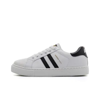 Warrior Shell Head White Sneakers Anti Slip Wear Resistant Lightweight Breathable Low Top Skateboard Shoes Women's