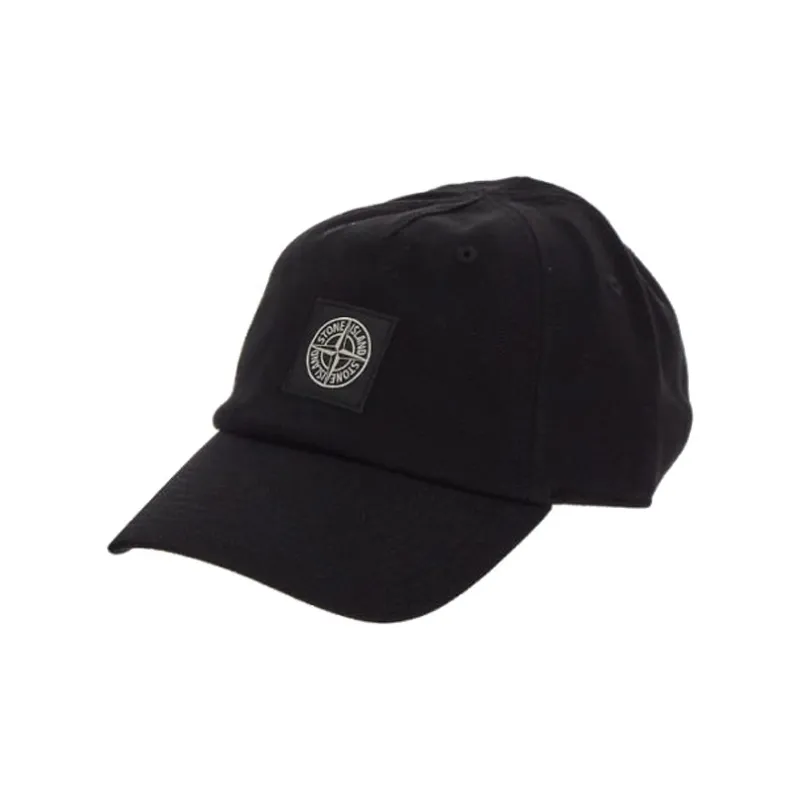 STONE ISLAND Compass-motif Cotton Hat-0