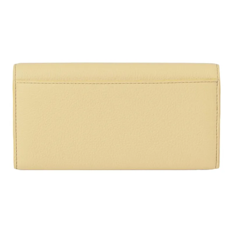 Chloe Marcie Grained Calfskin Wallet Women's Soft Yellow-2